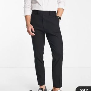 ASOS Black Tapered Smart Trousers